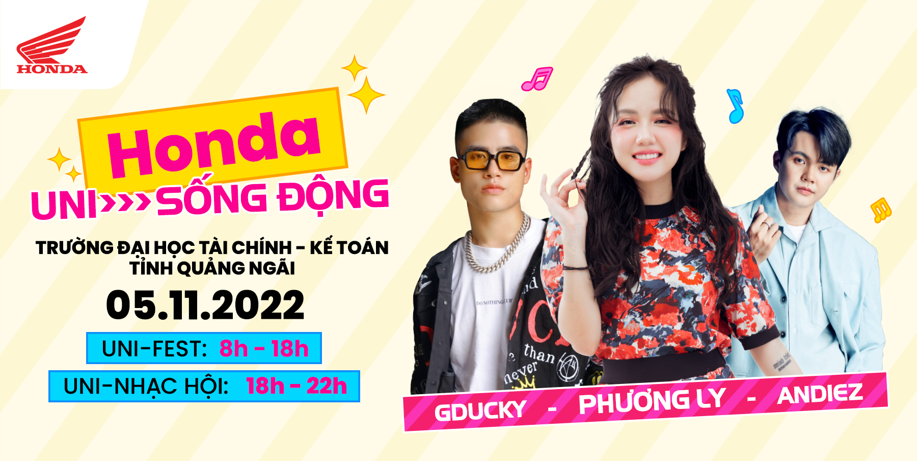 Honda UNI-SỐNG ĐỘNG tại Quảng Ngãi
