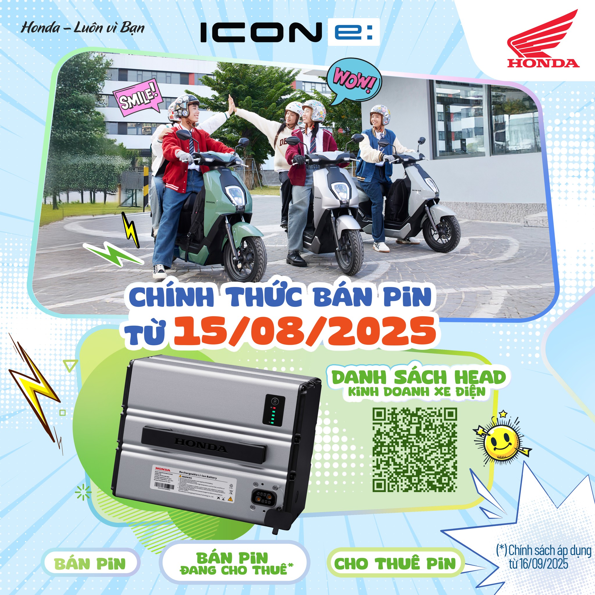 CHÍNH SÁCH BÁN PIN