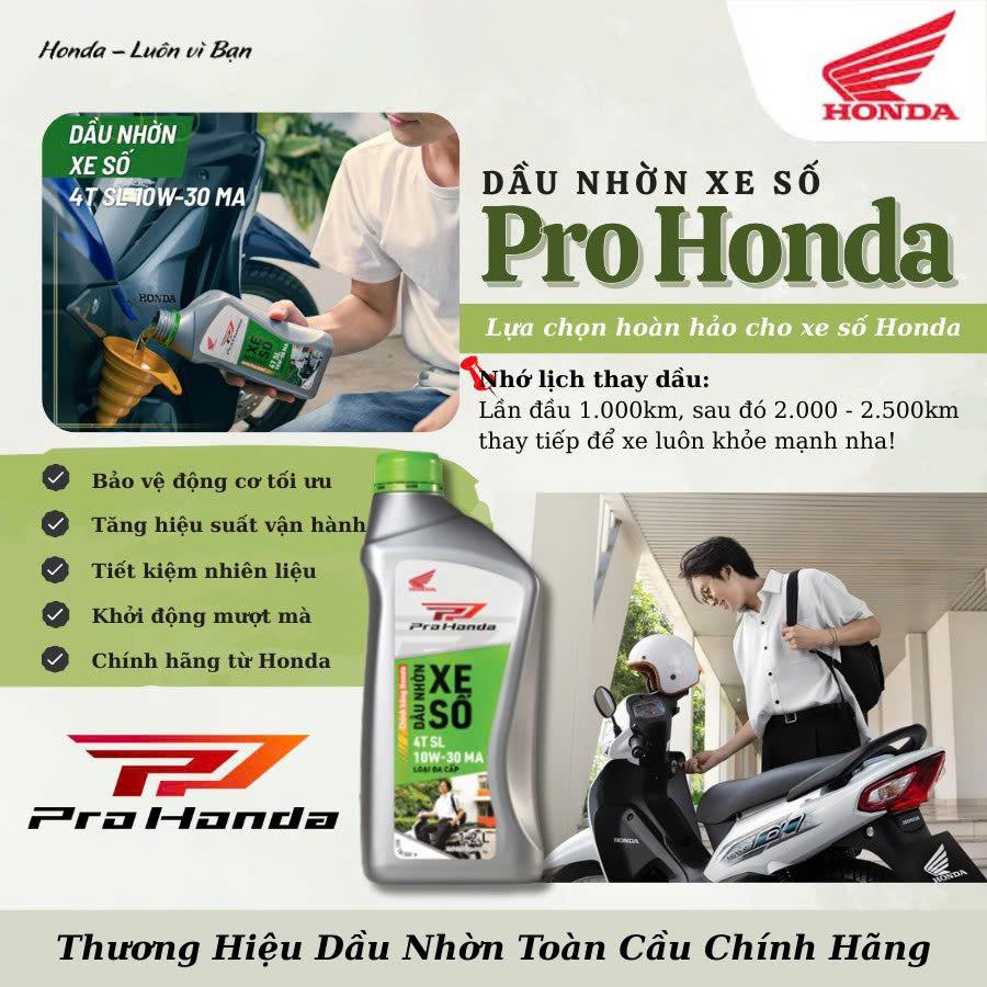 Dầu xịn nhà Honda